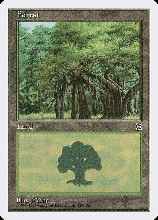 Magic: The Gathering MTG Single Forest (180) [Portal Three Kingdoms]