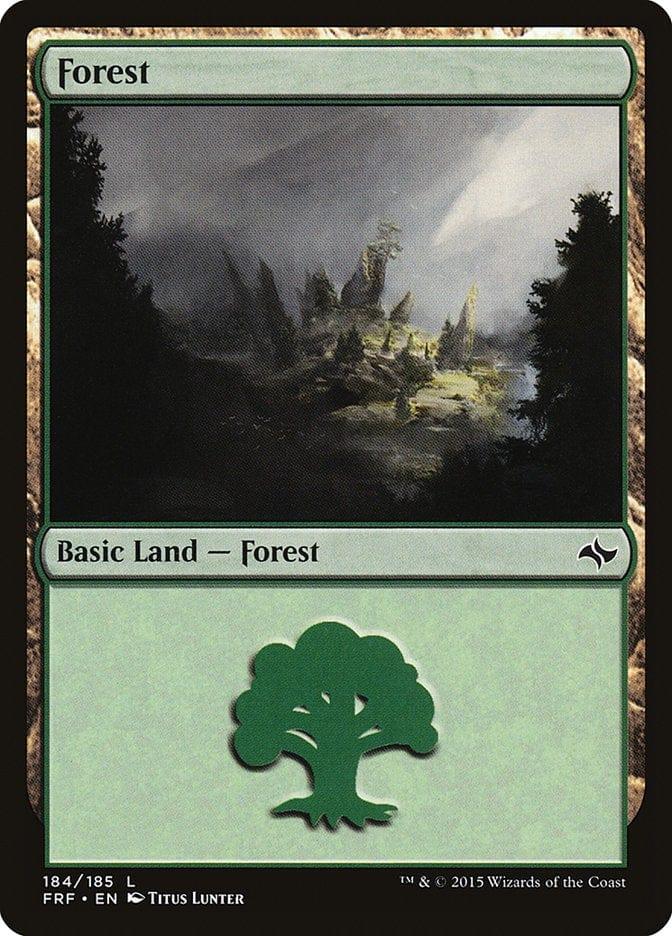 Magic: The Gathering MTG Single Forest (184) [Fate Reforged]
