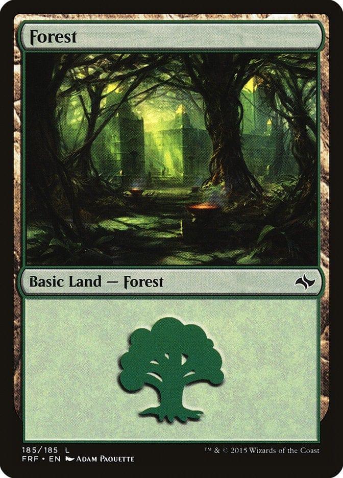 Magic: The Gathering MTG Single Forest (185) [Fate Reforged]