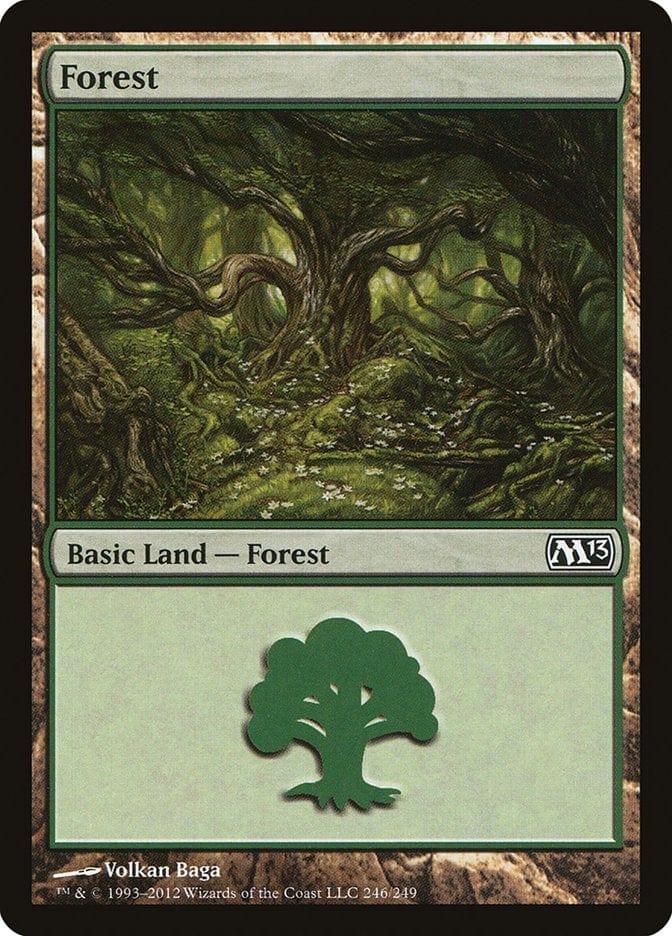 Magic: The Gathering MTG Single Forest (246) [Magic 2013]