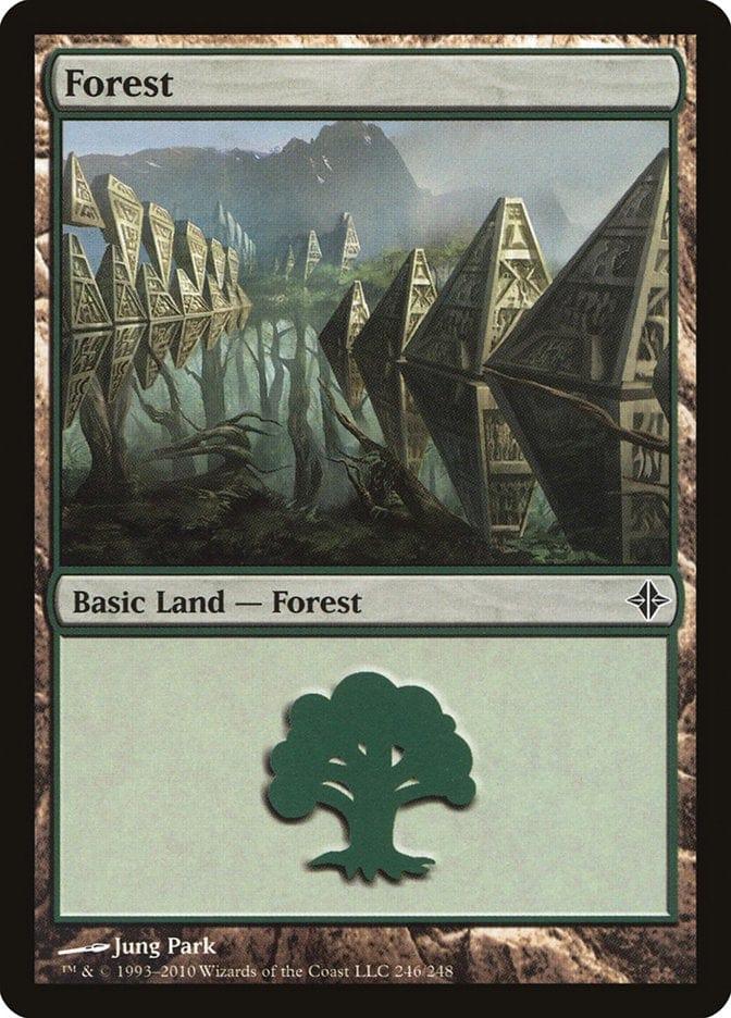 Magic: The Gathering MTG Single Forest (246) [Rise of the Eldrazi]