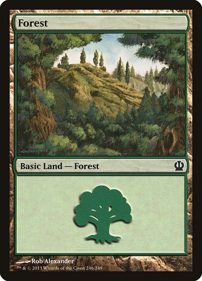 Magic: The Gathering MTG Single Forest (246) [Theros]