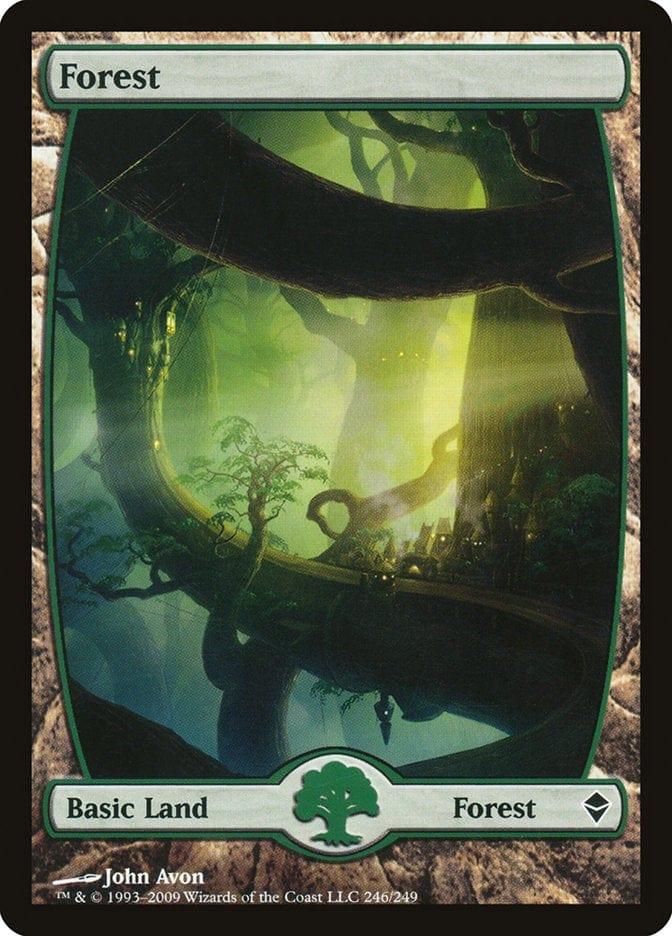 Magic: The Gathering MTG Single Forest (246) [Zendikar]