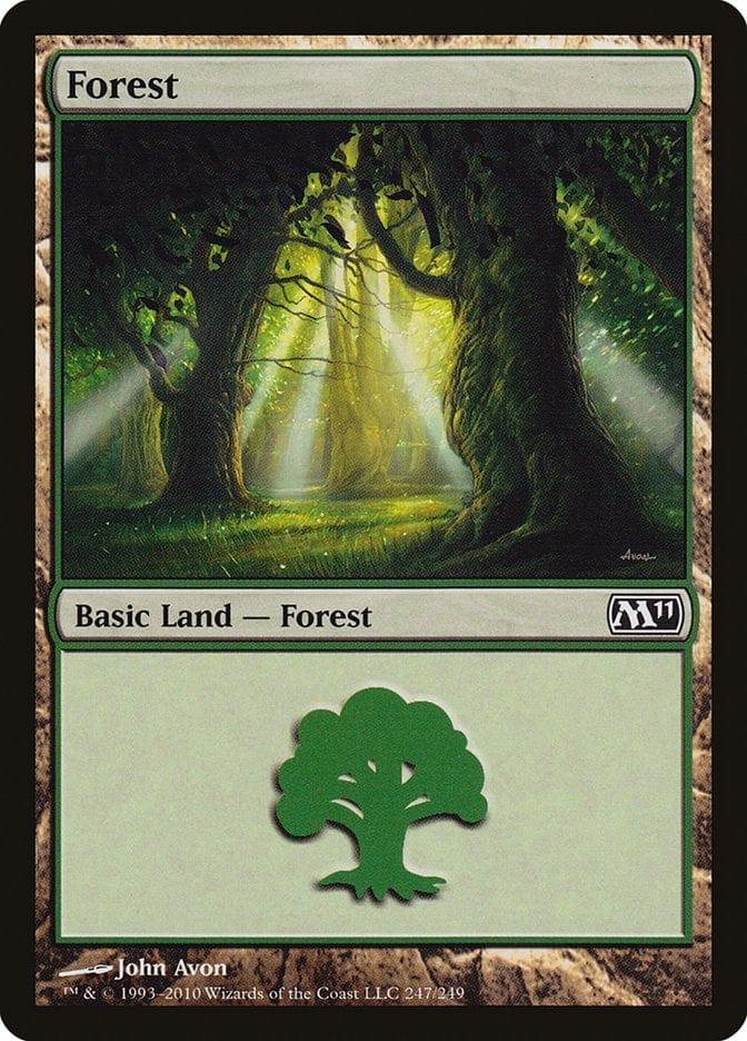 Magic: The Gathering MTG Single Forest (247) [Magic 2011]