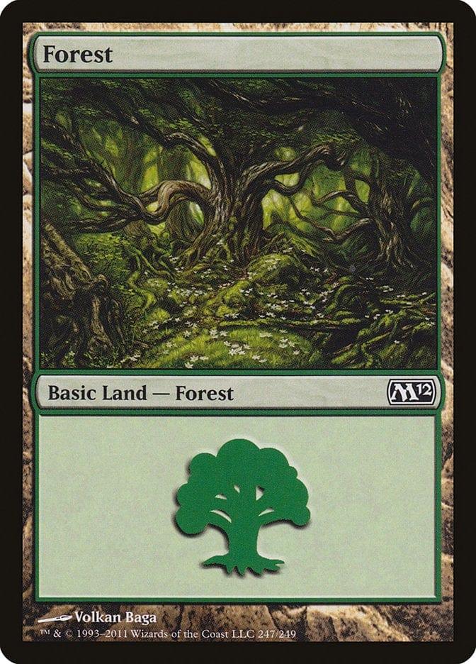 Magic: The Gathering MTG Single Forest (247) [Magic 2012]