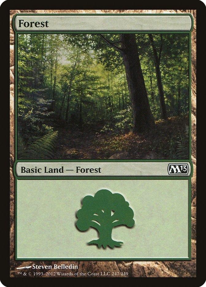 Magic: The Gathering MTG Single Forest (247) [Magic 2013]