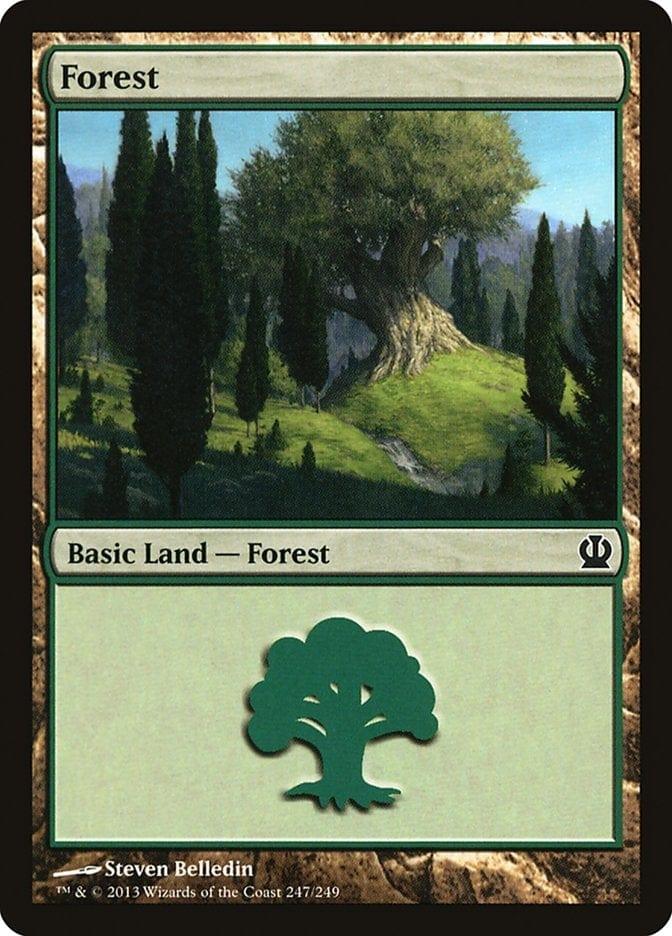Magic: The Gathering MTG Single Forest (247) [Theros]