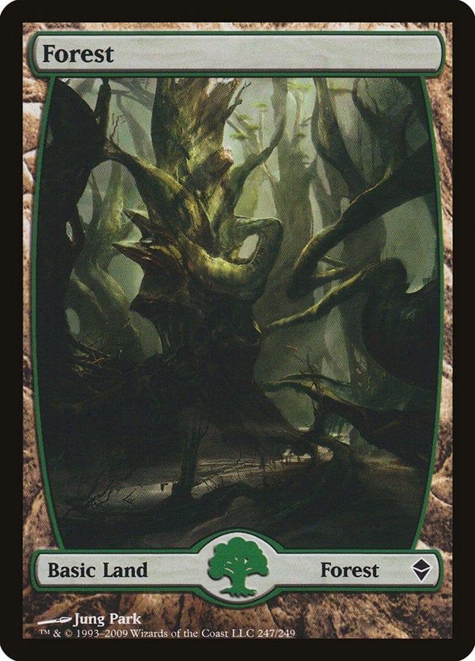 Magic: The Gathering MTG Single Forest (247) [Zendikar]