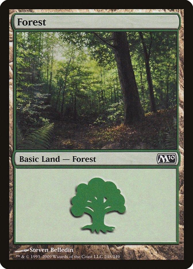 Magic: The Gathering MTG Single Forest (248) [Magic 2010]