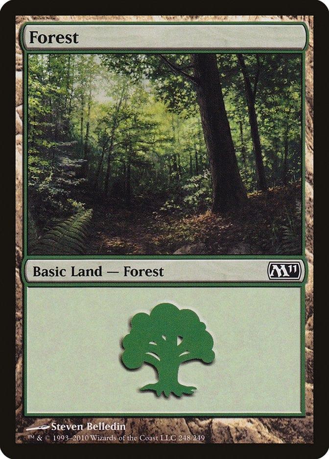 Magic: The Gathering MTG Single Forest (248) [Magic 2011]