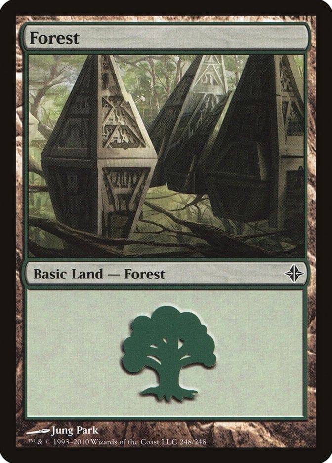 Magic: The Gathering MTG Single Forest (248) [Rise of the Eldrazi]
