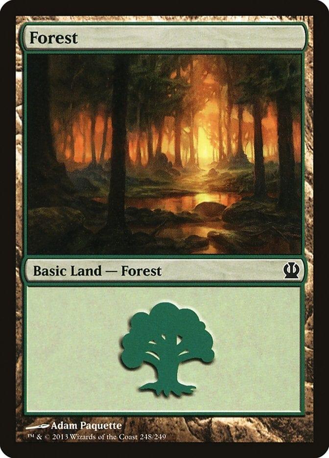 Magic: The Gathering MTG Single Forest (248) [Theros]