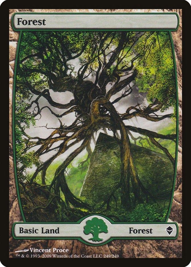 Magic: The Gathering MTG Single Forest (249) [Zendikar]