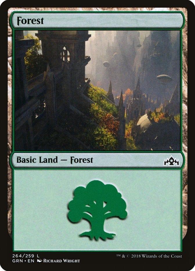 Magic: The Gathering MTG Single Forest (264) [Guilds of Ravnica]