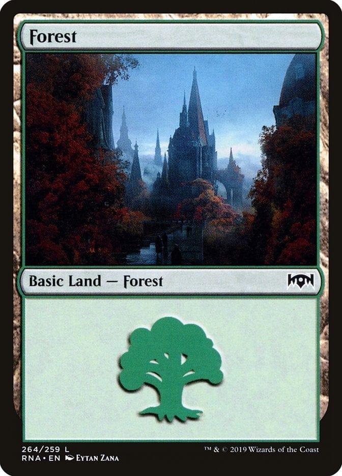 Magic: The Gathering MTG Single Forest (264) [Ravnica Allegiance]