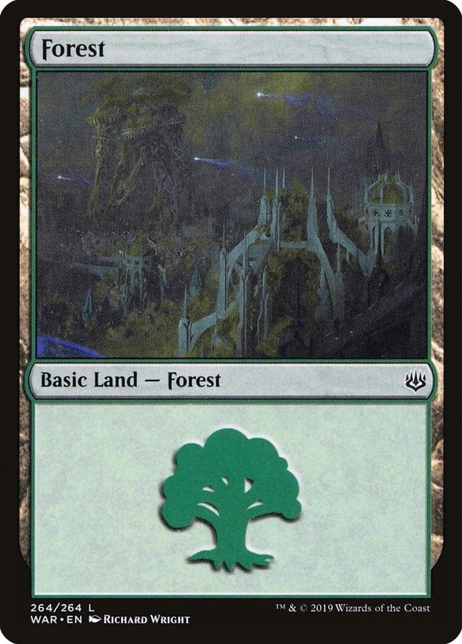 Magic: The Gathering MTG Single Forest (264) [War of the Spark]