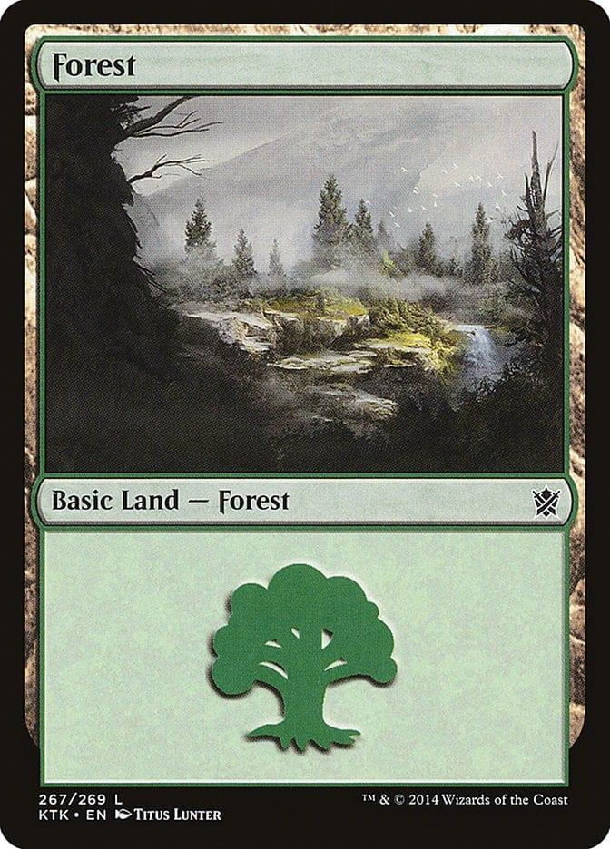 Magic: The Gathering MTG Single Forest (267) [Khans of Tarkir]