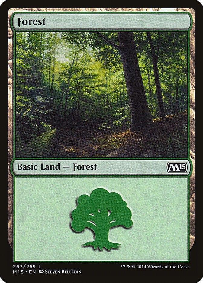 Magic: The Gathering MTG Single Forest (267) [Magic 2015]