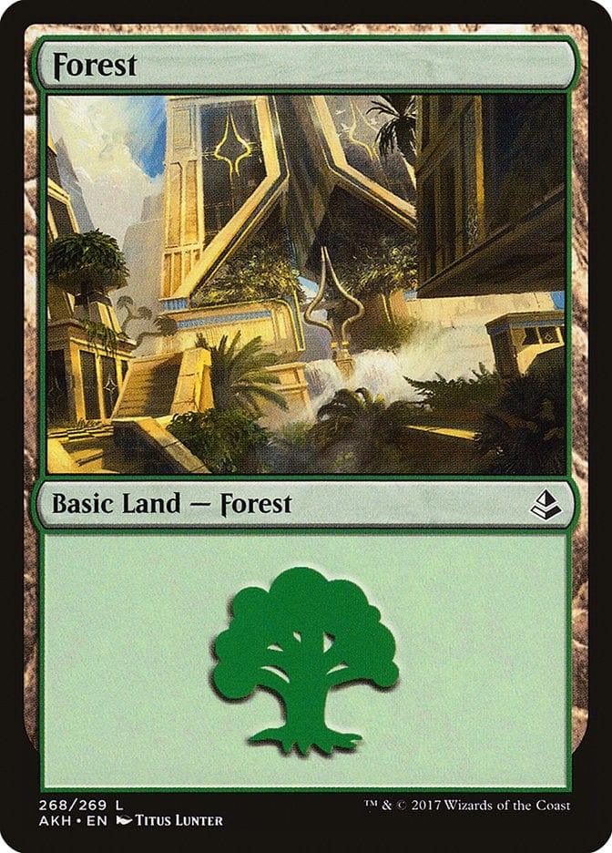 Magic: The Gathering MTG Single Forest (268) [Amonkhet]