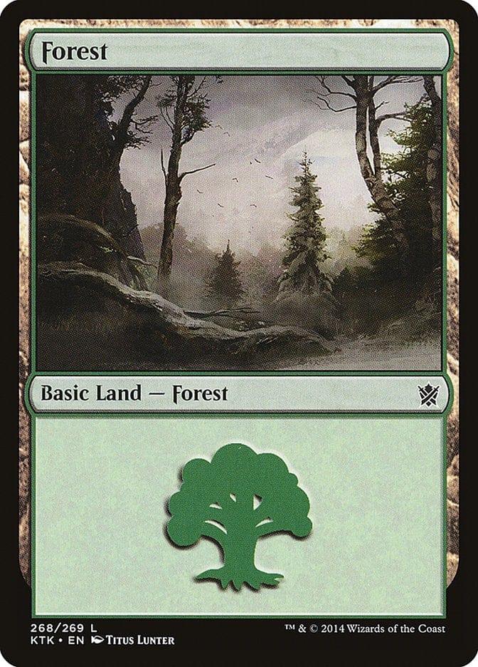 Magic: The Gathering MTG Single Forest (268) [Khans of Tarkir]