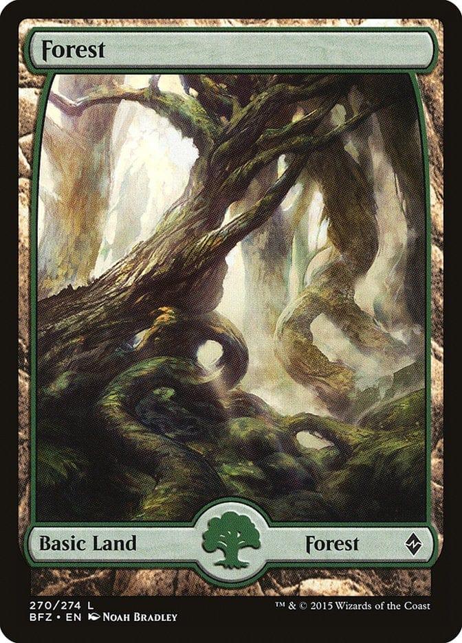 Magic: The Gathering MTG Single Forest (270) [Battle for Zendikar]