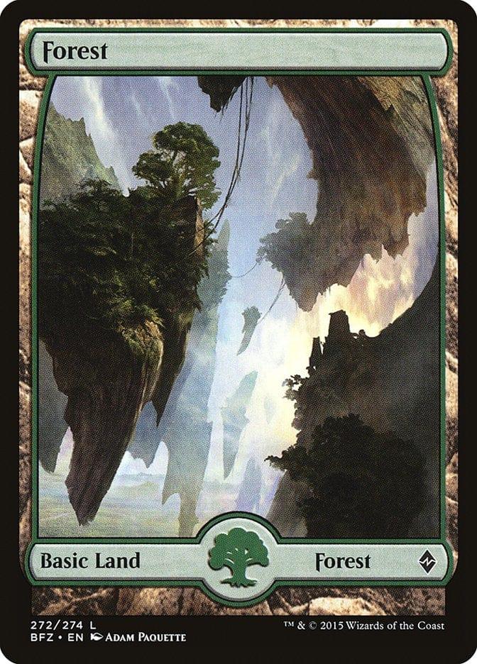Magic: The Gathering MTG Single Forest (272) [Battle for Zendikar]