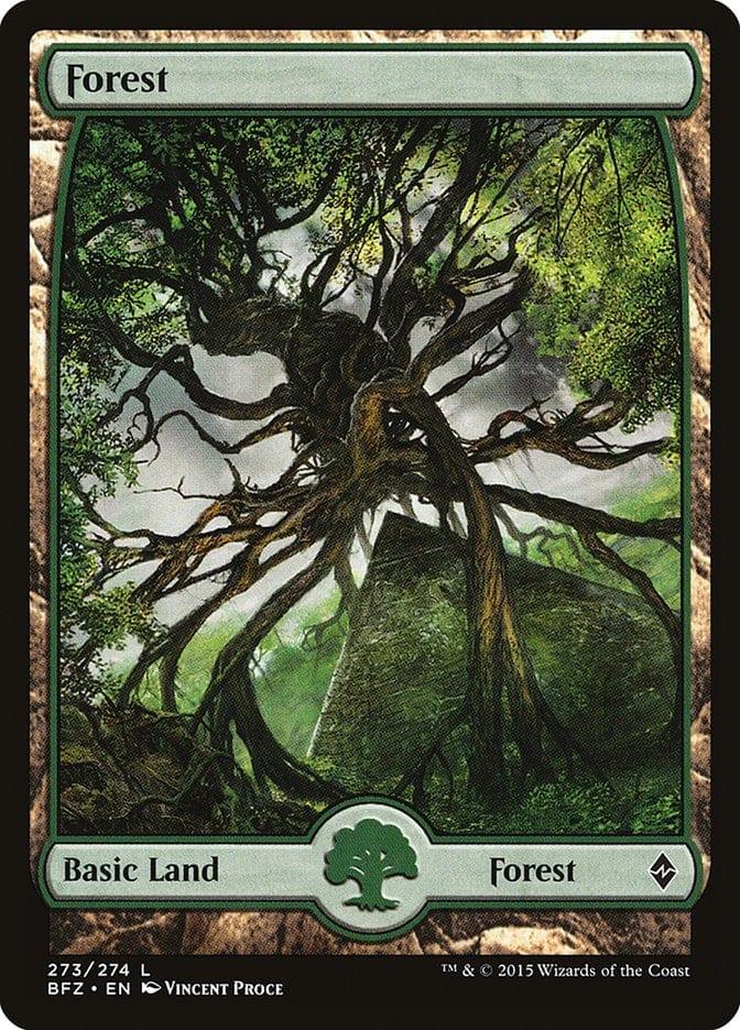 Magic: The Gathering MTG Single Forest (273) [Battle for Zendikar]