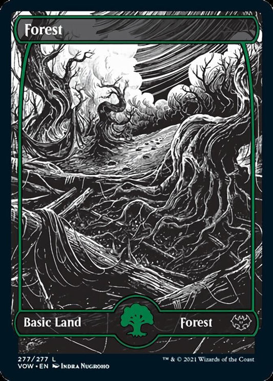 Magic: The Gathering MTG Single Forest (277) [Innistrad: Crimson Vow]