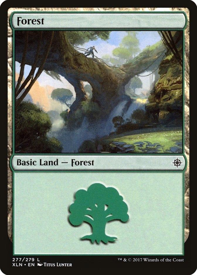 Magic: The Gathering MTG Single Forest (277) [Ixalan]