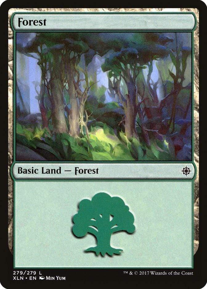 Magic: The Gathering MTG Single Forest (279) [Ixalan]