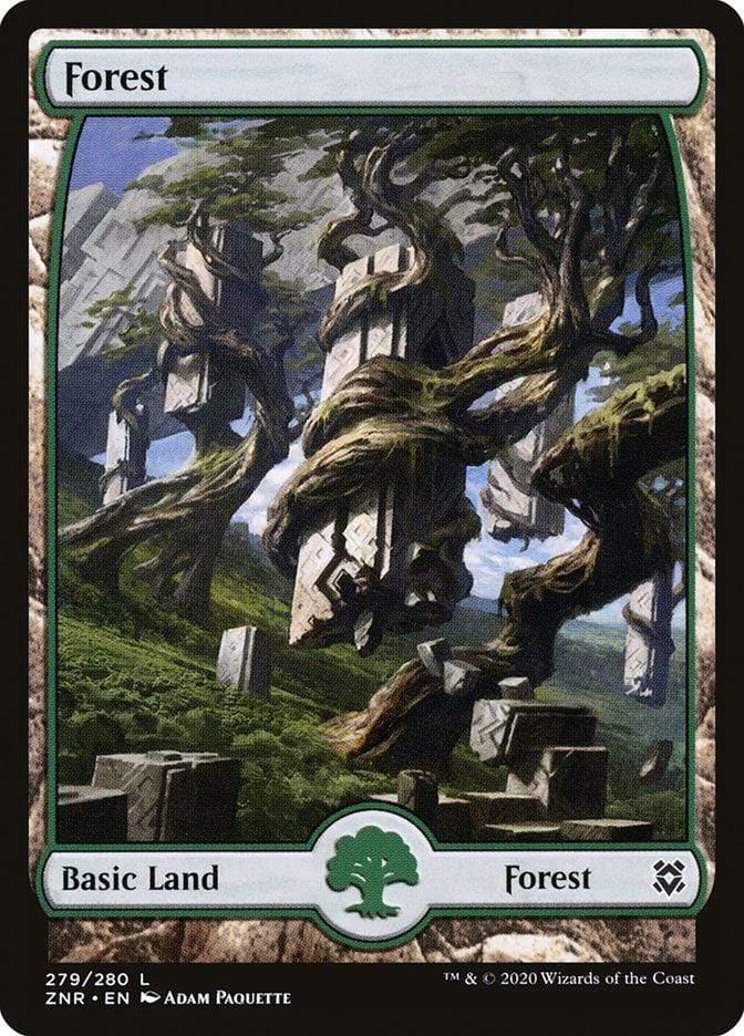 Magic: The Gathering MTG Single Forest (279) [Zendikar Rising]
