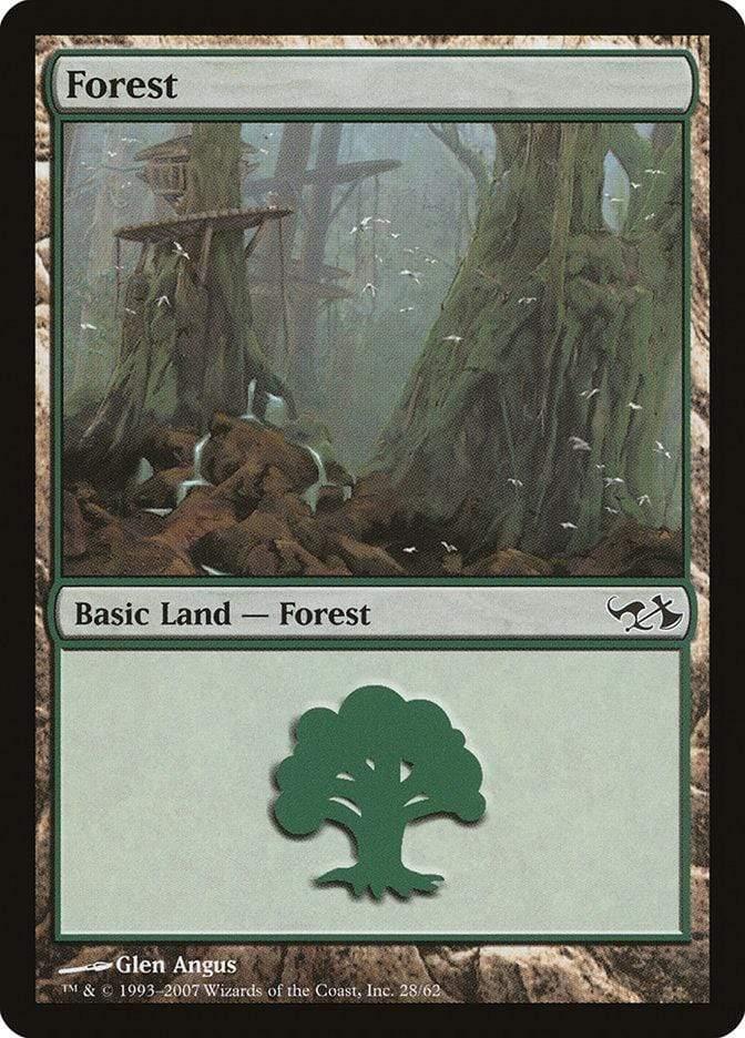 Magic: The Gathering MTG Single Forest (28) [Duel Decks: Elves vs. Goblins]