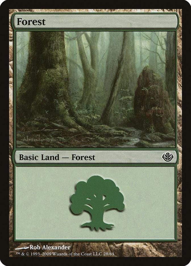Magic: The Gathering MTG Single Forest (28) [Duel Decks: Garruk vs. Liliana]