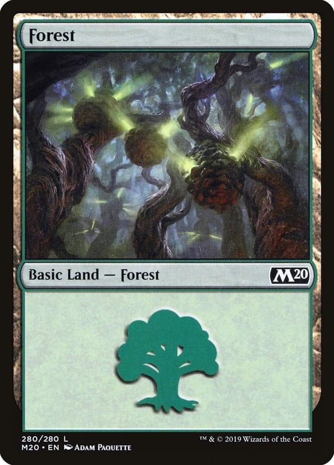 Magic: The Gathering MTG Single Forest (280) [Core Set 2020]