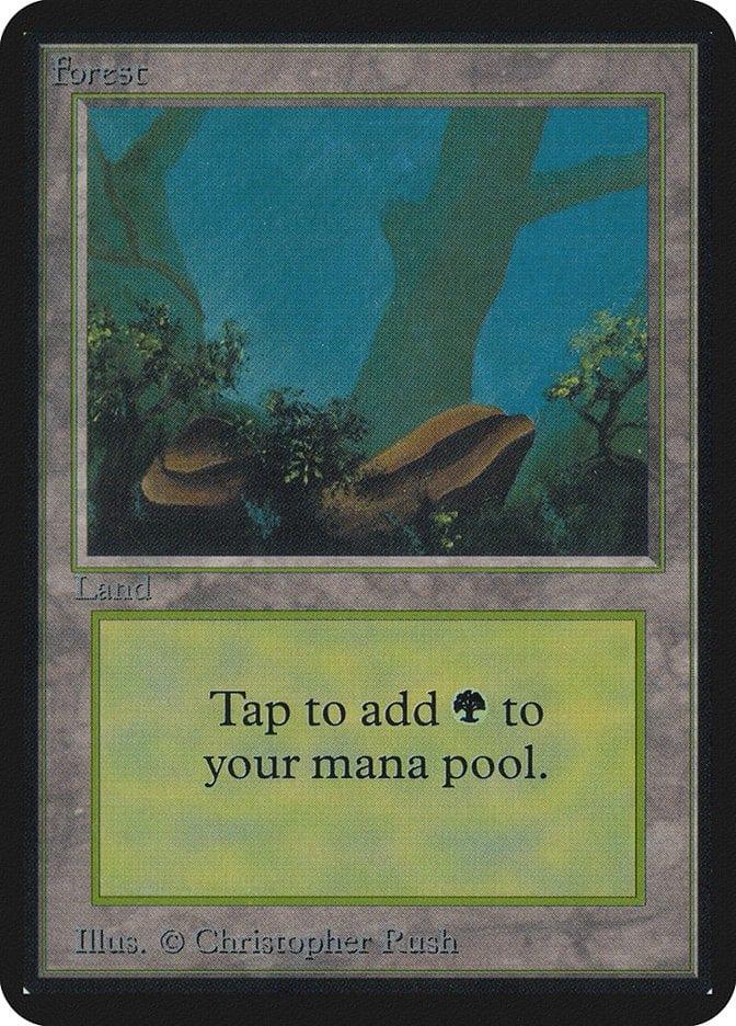 Magic: The Gathering MTG Single Forest (294) [Limited Edition Alpha]