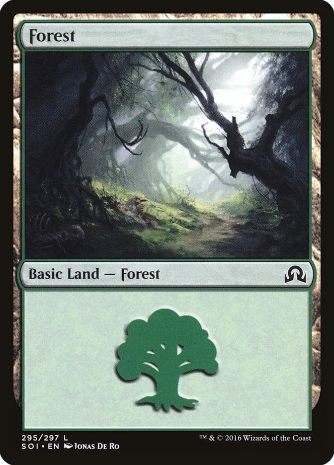 Magic: The Gathering MTG Single Forest (295) [Shadows over Innistrad]