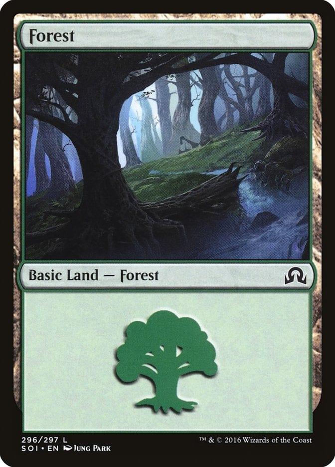 Magic: The Gathering MTG Single Forest (296) [Shadows over Innistrad]