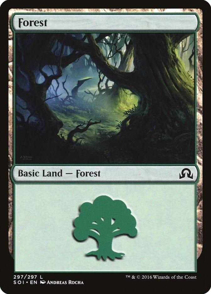 Magic: The Gathering MTG Single Forest (297) [Shadows over Innistrad]