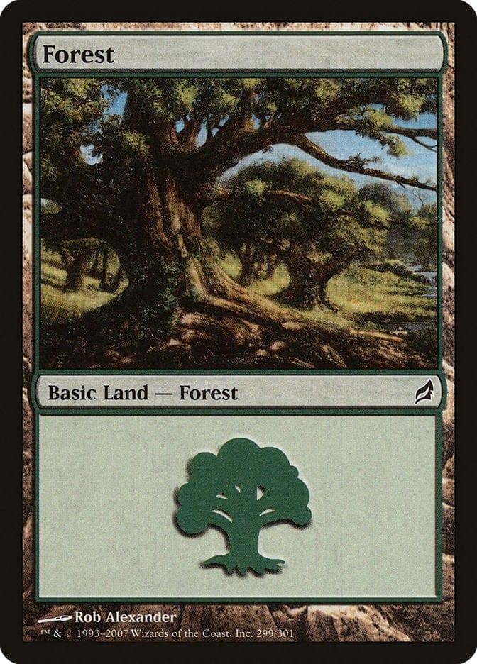 Magic: The Gathering MTG Single Forest (299) [Lorwyn]