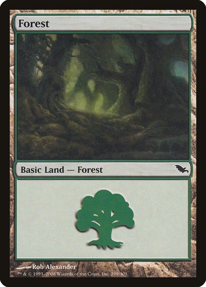 Magic: The Gathering MTG Single Forest (299) [Shadowmoor]