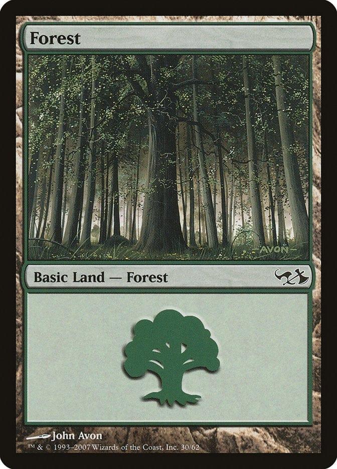Magic: The Gathering MTG Single Forest (30) [Duel Decks: Elves vs. Goblins]