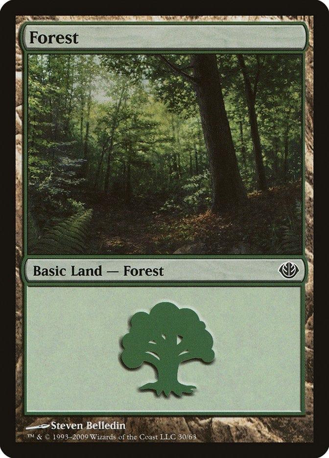 Magic: The Gathering MTG Single Forest (30) [Duel Decks: Garruk vs. Liliana]