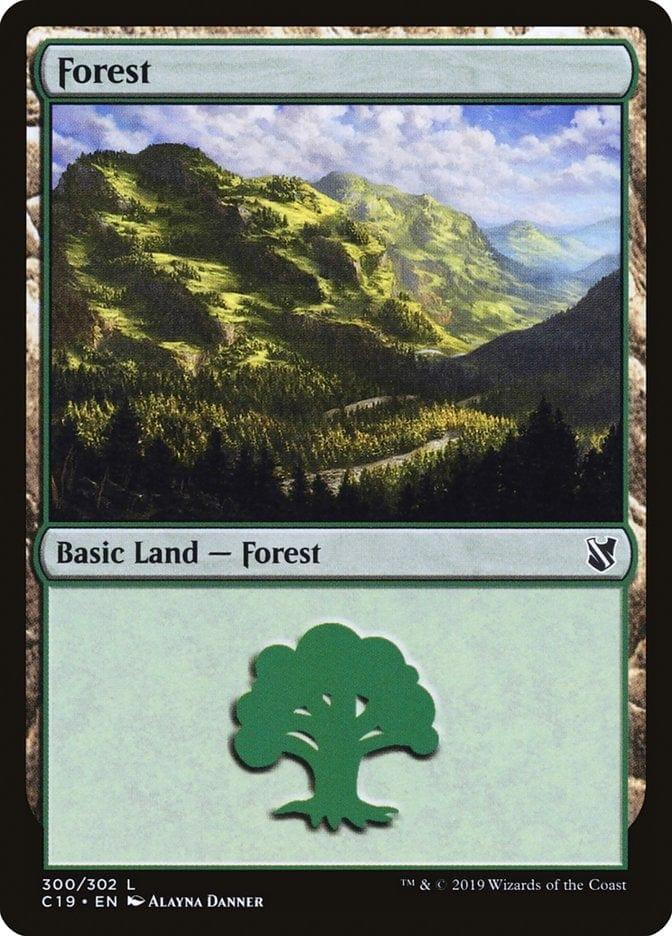 Magic: The Gathering MTG Single Forest (300) [Commander 2019]