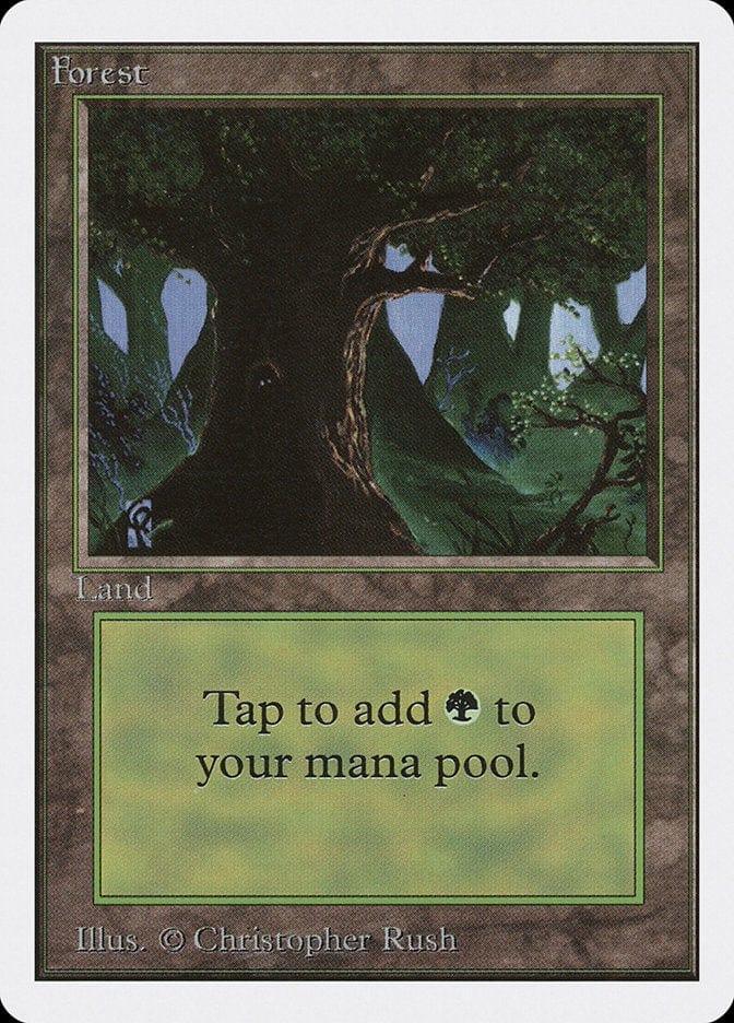 Magic: The Gathering MTG Single Forest (302) [Unlimited Edition]
