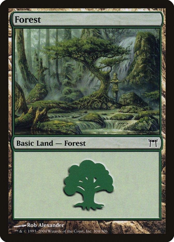 Magic: The Gathering MTG Single Forest (304) [Champions of Kamigawa]