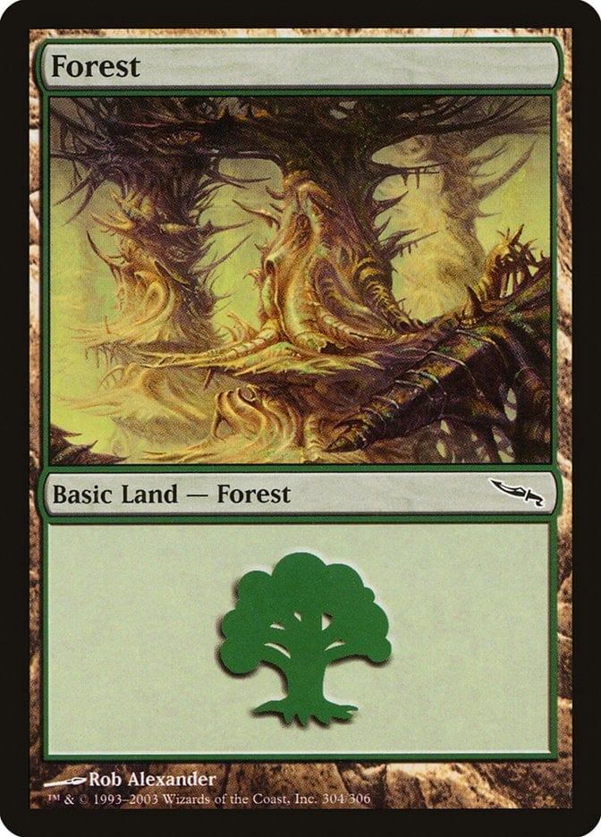 Magic: The Gathering MTG Single Forest (304) [Mirrodin]