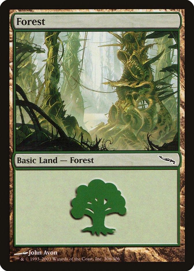 Magic: The Gathering MTG Single Forest (306) [Mirrodin]