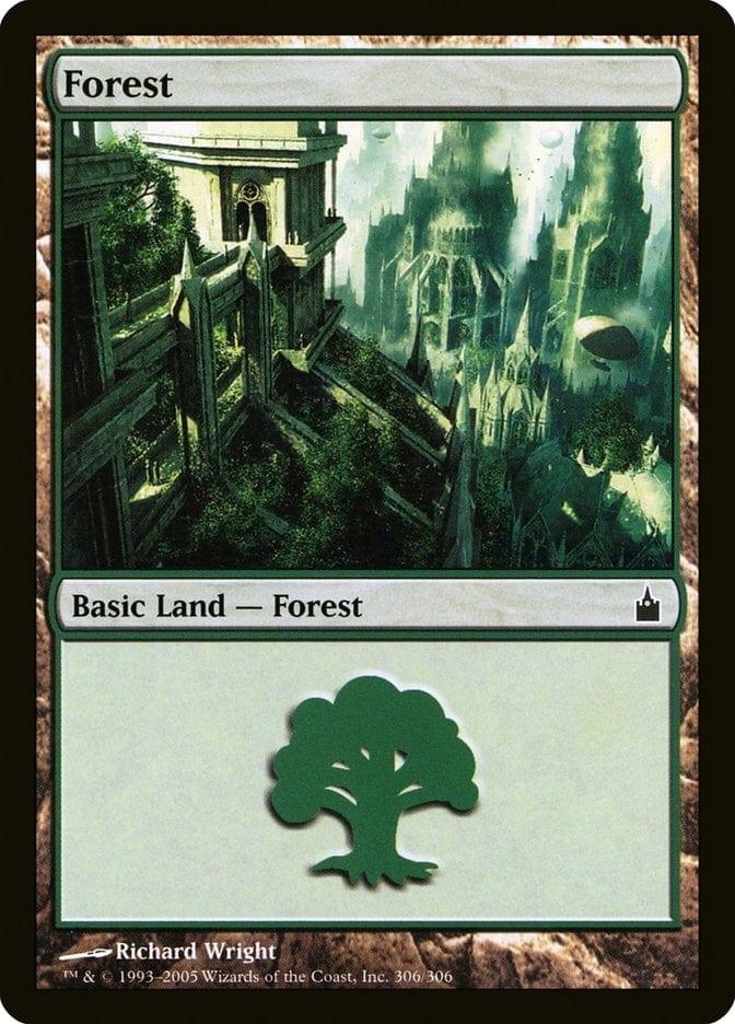 Magic: The Gathering MTG Single Forest (306) [Ravnica: City of Guilds]