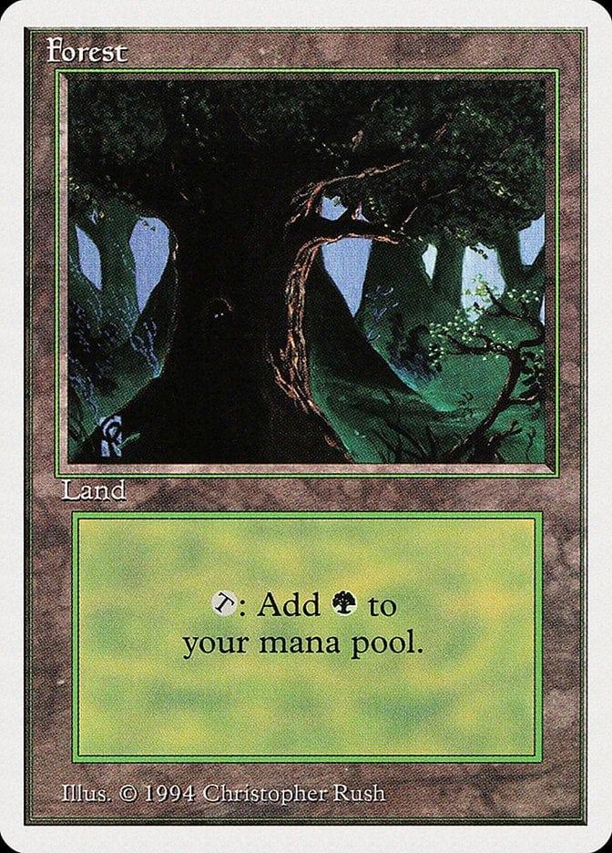 Magic: The Gathering MTG Single Forest (306) [Summer Magic / Edgar]