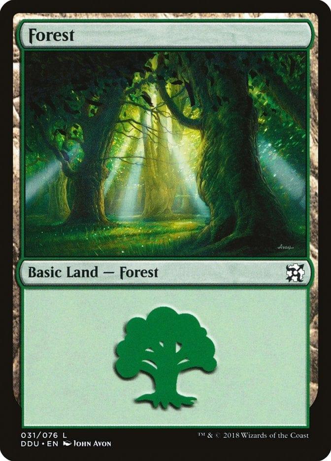 Magic: The Gathering MTG Single Forest (31) [Duel Decks: Elves vs. Inventors]